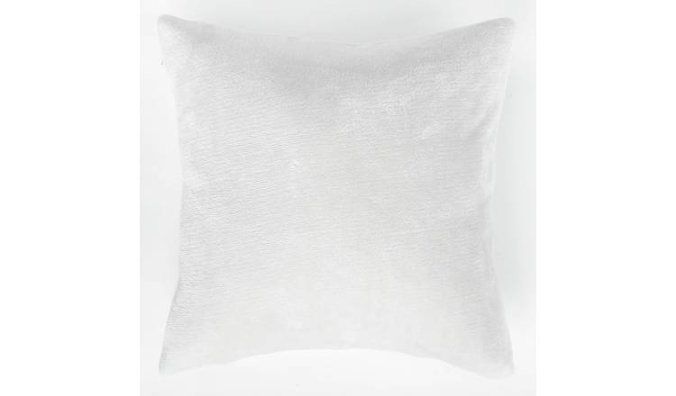 Buy Argos Home Plain Super Soft Fleece Cushion Stone 43x43cm