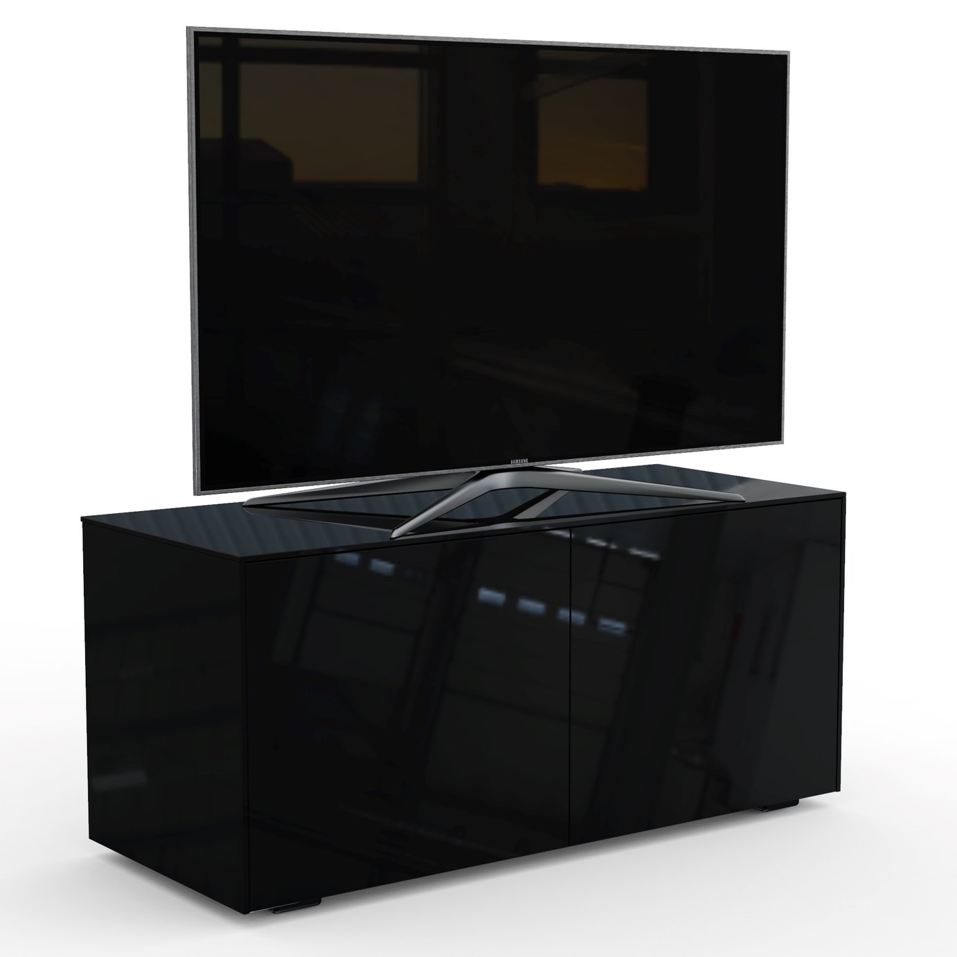Frank Olsen Smart LED 2 Door TV Unit - Black