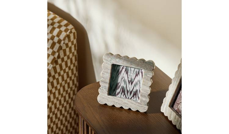 Habitat Marble Picture Frame - 4x4"