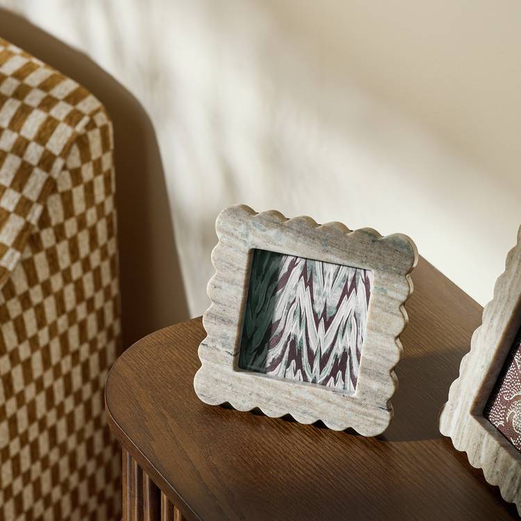 Habitat Marble Picture Frame - 4x4" 0