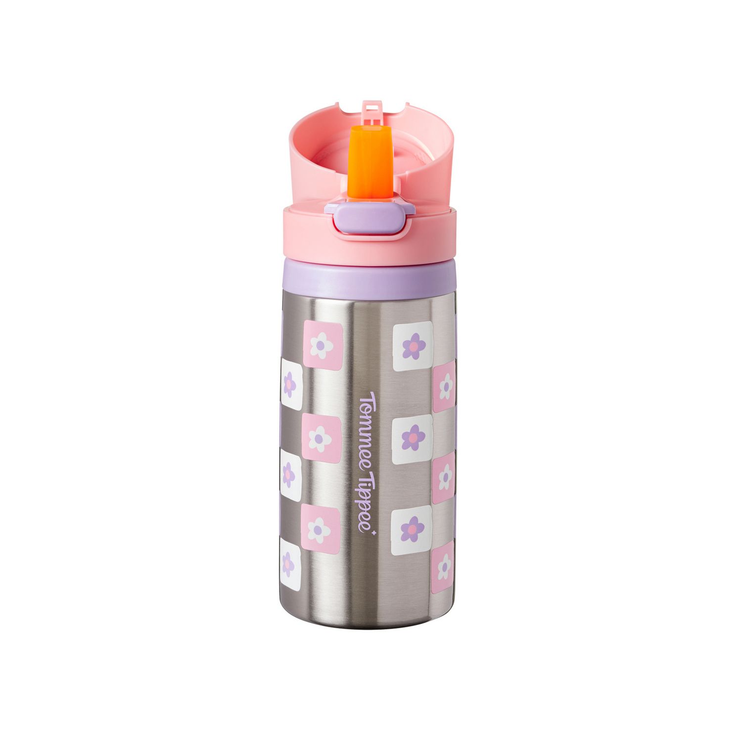 Tommee Tippee On The Go With Straw Pink Toddler Flask 355ml