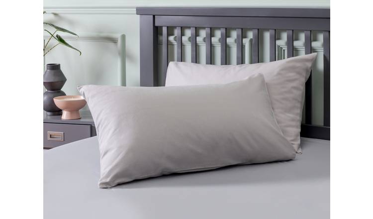 Habitat Soft and Cosy Brushed Cotton Pillowcase Pair - Grey