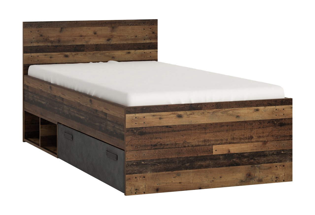 Wojcik Nubi Dark Wood European Size Cabin Bed with Mattress Review