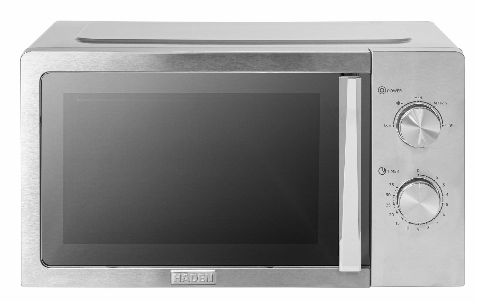 Haden 800W 20L Standard Microwave 214638 - Stainless Steel