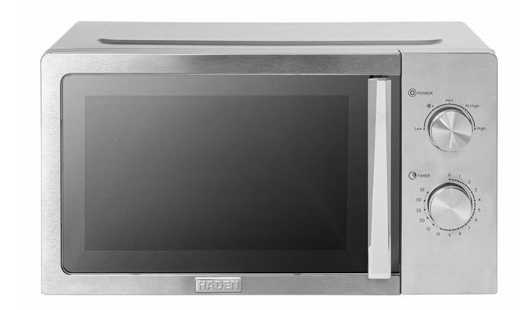 Haden 800W 20L Standard Microwave 214638 - Stainless Steel