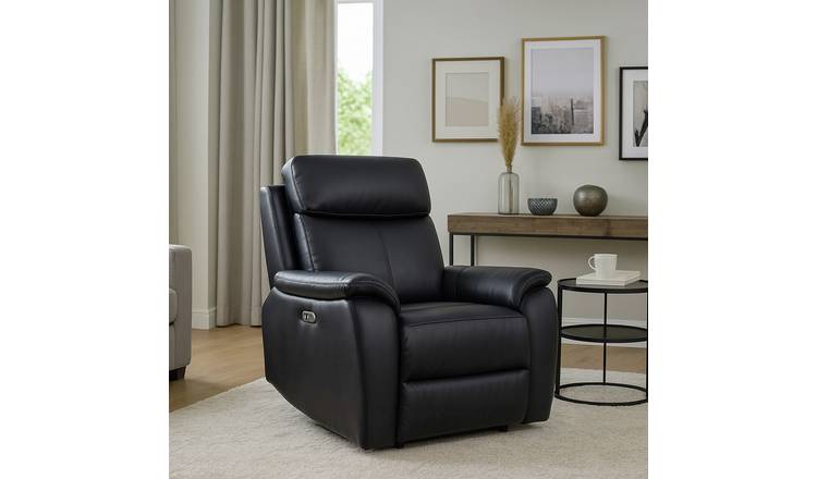 Aspire Kingsmere Power Recliner Chair - Black