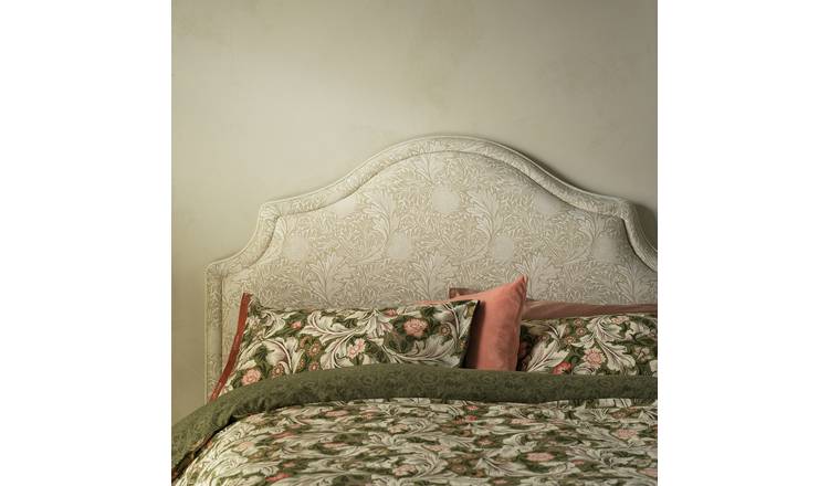 Habitat x William Morris Apple Double Headboard - Cream