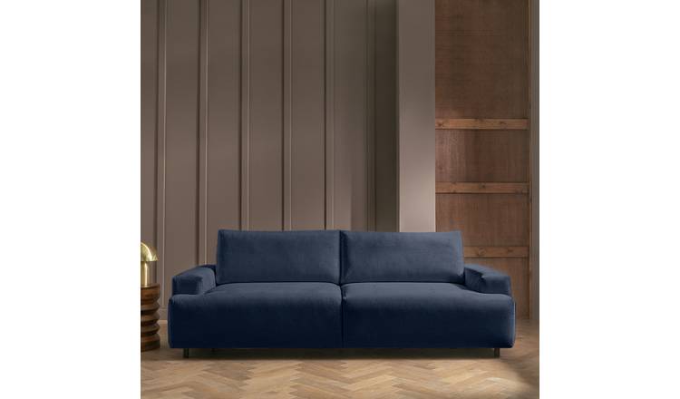 Habitat Julien Fabric 4 Seater Sofa Bed - Navy