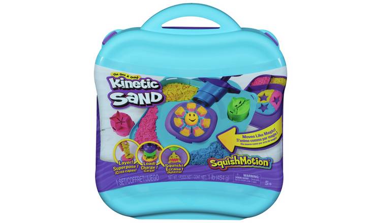 Buy Kinetic Sand Squish Motion Set Dough and modelling toys Argos
