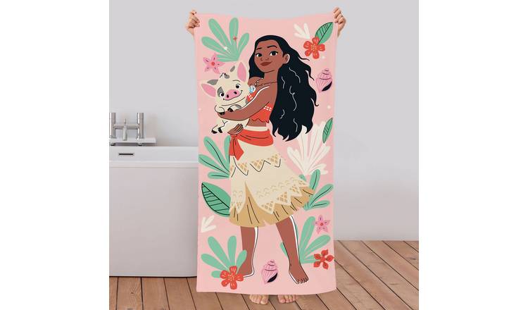 Disney Moana Beach Towel - Pink