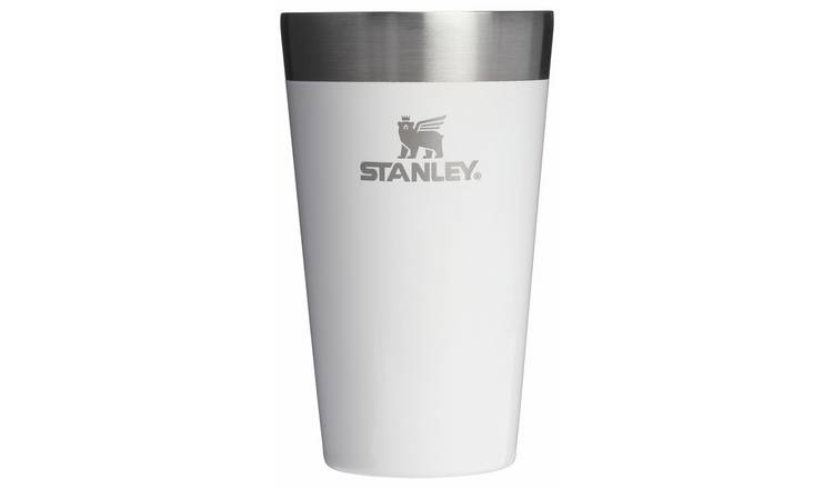 Stanley Stainless Steel Stacking White Adventure Beer Pint - 470ml