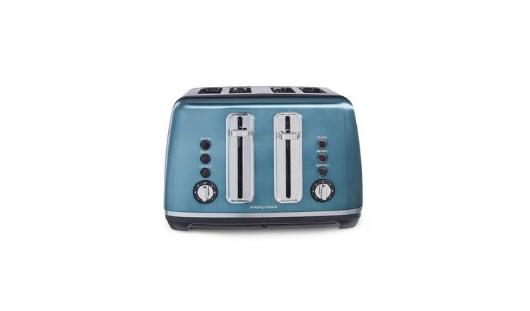Morphy Richards 242049 Accents 4 Slice Toaster - Blue