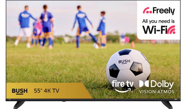 Bush 55 Inch 55USF26 Smart 4K UHD HDR Freely Fire TV
