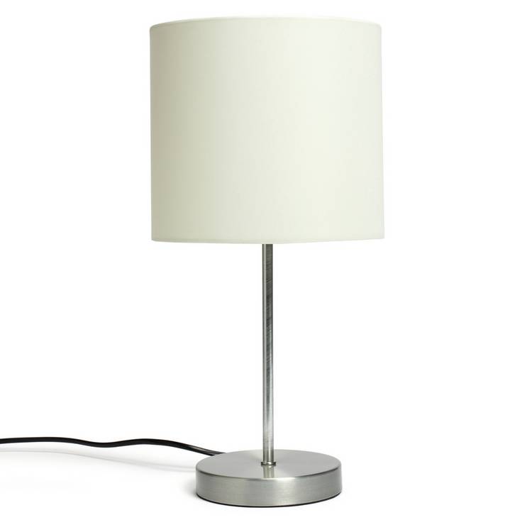 Argos Home Satin Stick Table Lamp - Natural 0