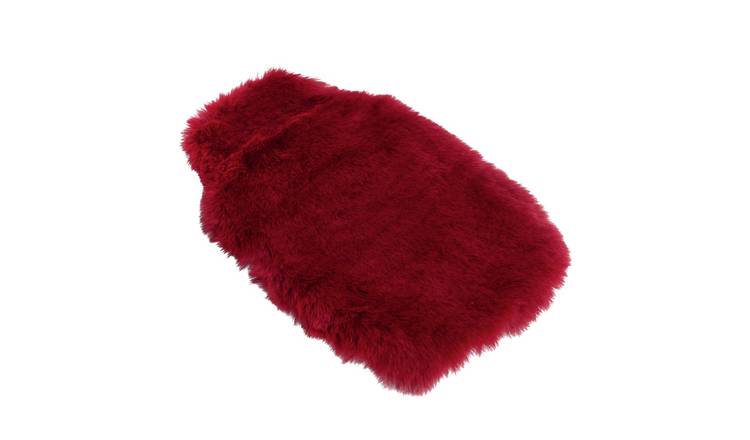 Argos Home Faux Fur Hot Water Bottle