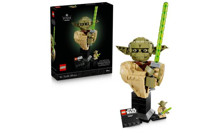 LEGO Star Wars Yoda Bust Model Kit for Adults 75438 PREORDER