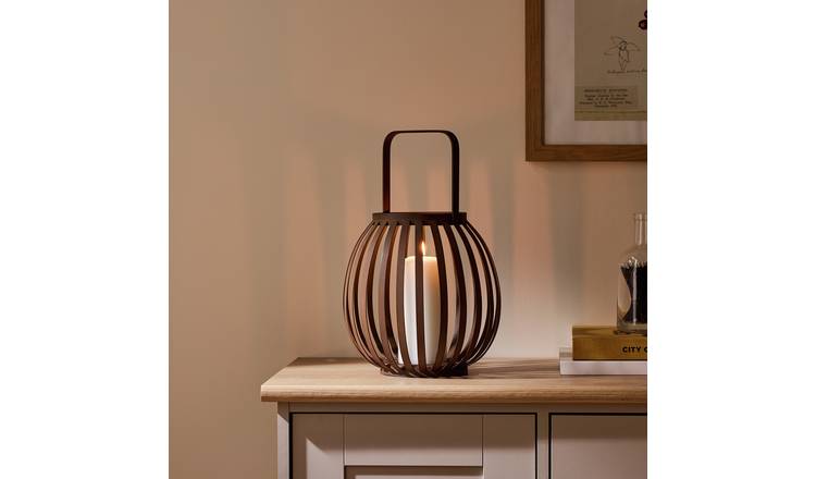 Argos Home Bronze Metal Lantern - Small