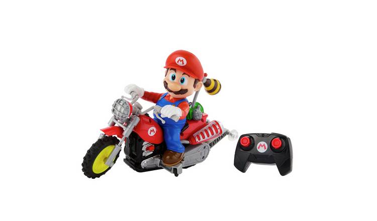 Hot Wheels Mario Wheelie Motocross, Remote-Controlled Battery-Powered Vehicle