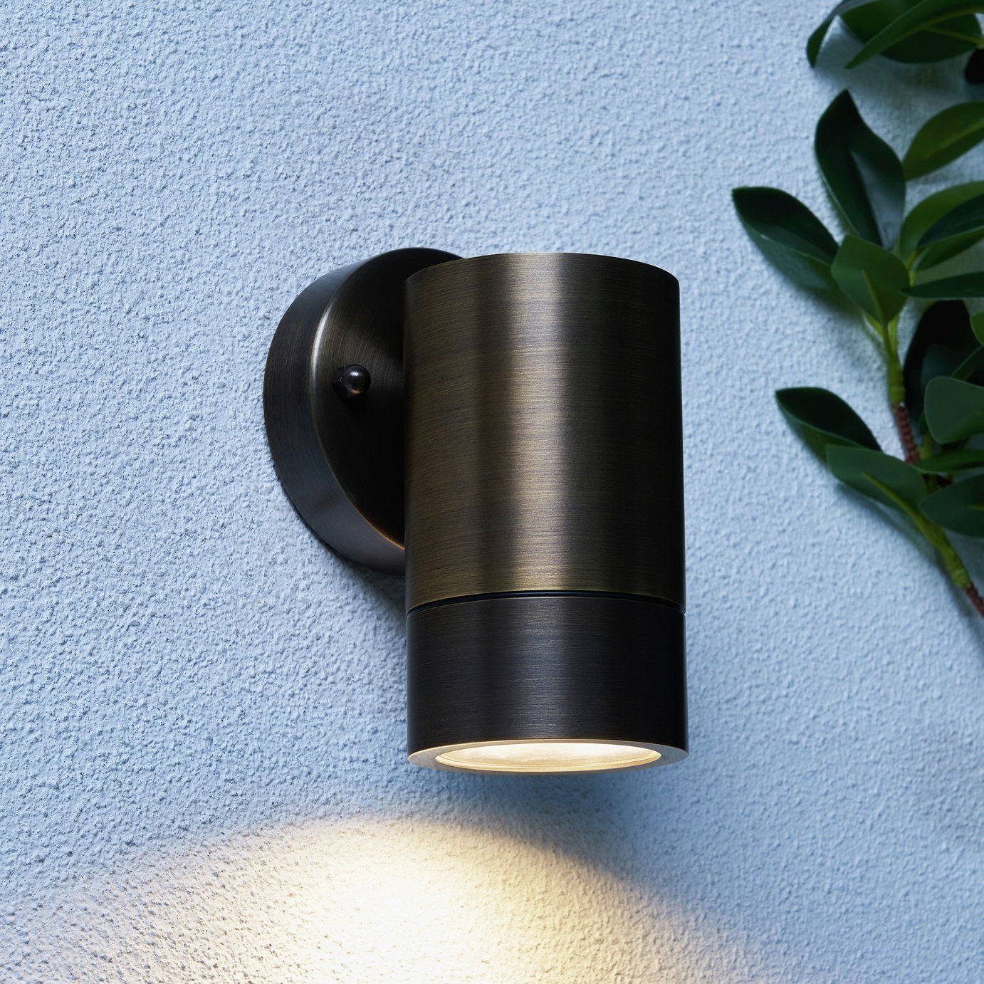 Buy Zink IP54 Bronze Finish Outdoor Wall Up or Down Light