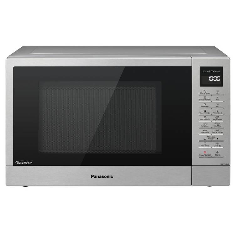 Panasonic 1000W Standard Microwave NN-ST48KSBPQ - S.Steel 0