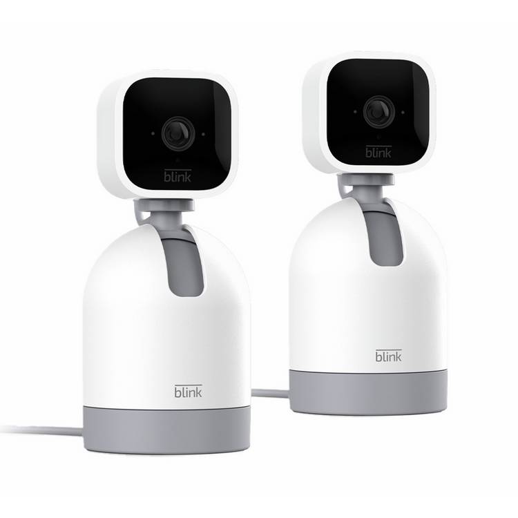 Blink Mini Pan-Tilt HD Smart Security Camera Pack of 2