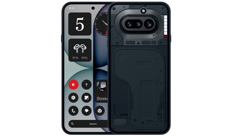 SIM Free Nothing Phone (4a) 5G 128GB AI Mobile Phone - Black