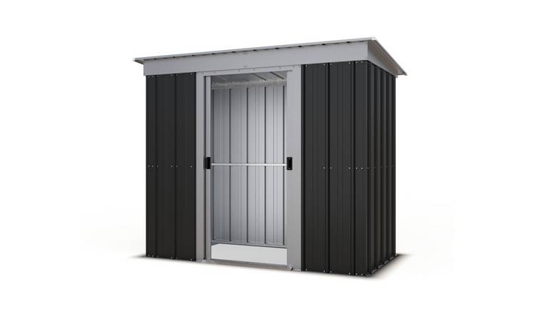 Yardmaster Metal Castleton Pent Garden Shed - 6x4ft