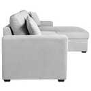 Buy Habitat Reagan Right Corner Fabric Sofa Bed - Grey | Sofa beds | Argos