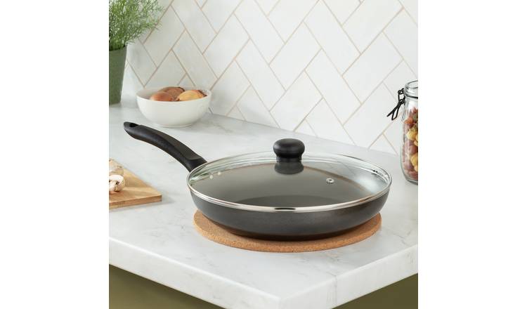 Argos Home 28cm Aluminium Saute Pan