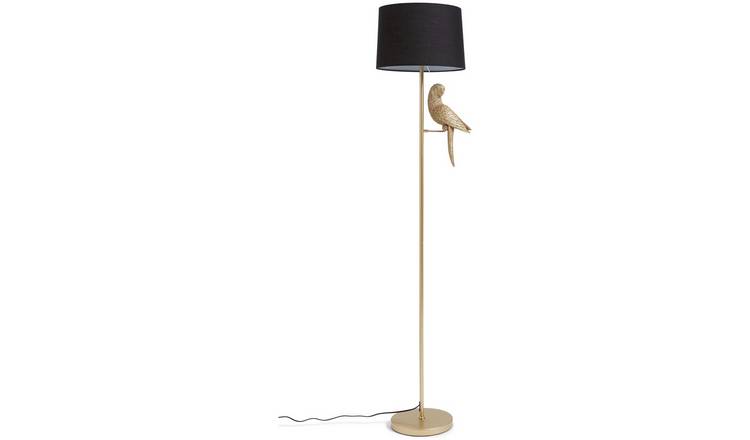 Gold floor outlet lamp argos