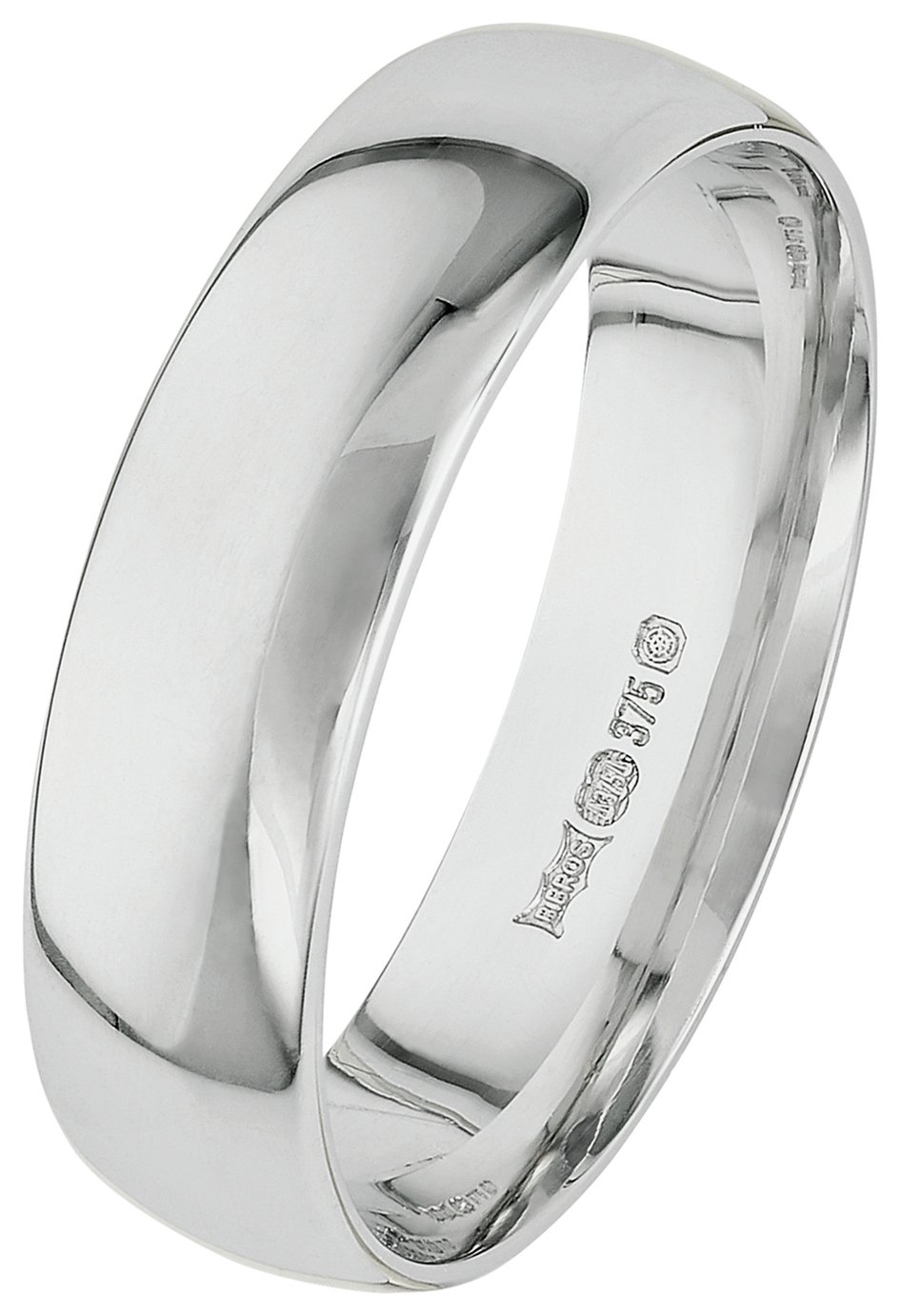 Revere 9ct White Gold 5mm Court Wedding Ring Review