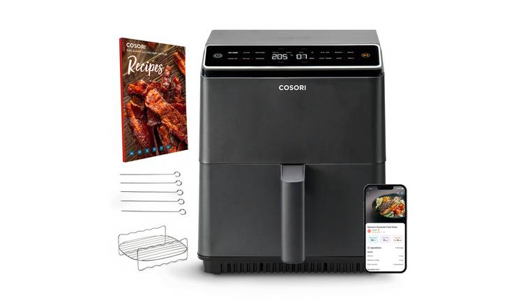 COSORI Dual Blaze CAFP584SKUKR 6.4L Air Fryer - Black