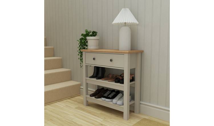 Argos Home Winchester 1 Drawer Console Table - Natural