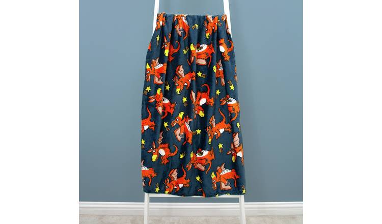 Zog Fleece Throw - Blue - 150x100cm