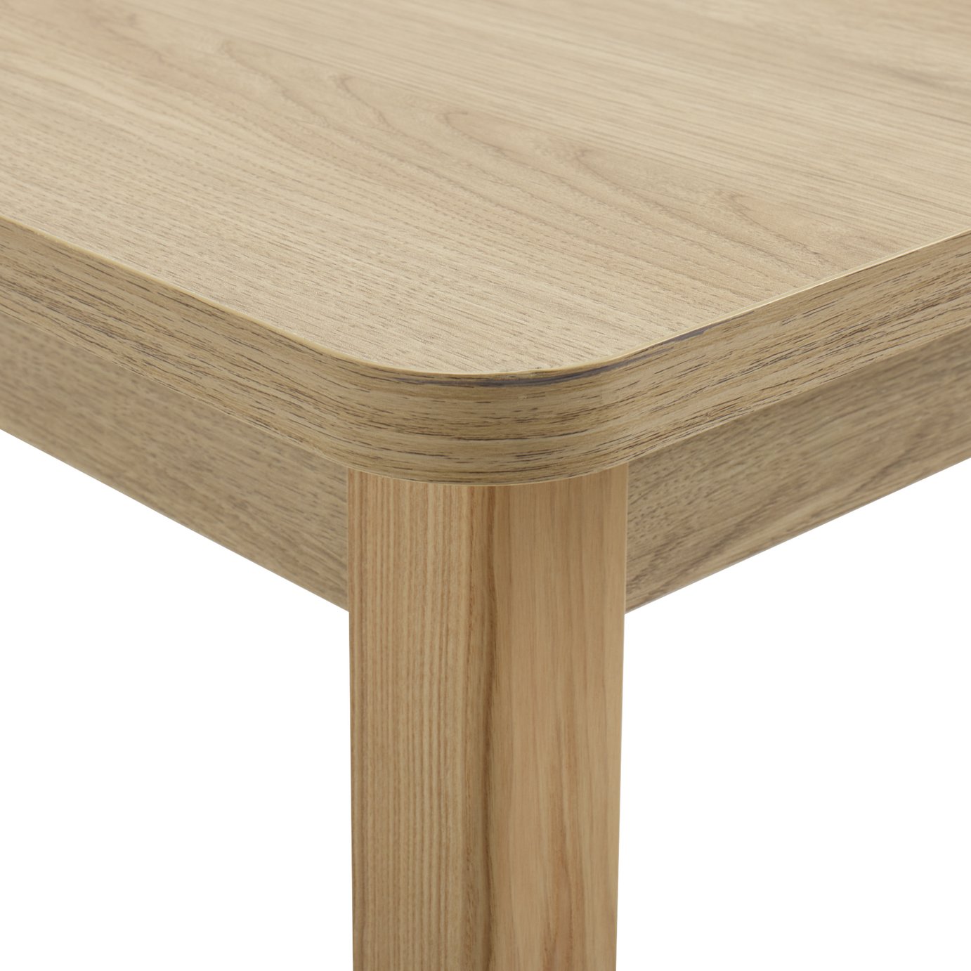 Sylas Solid Wood 4 Seater Dining Table - Natural 3
