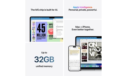 Apple MacBook Air 2026 13in M5 16GB 1TB - Sky Blue