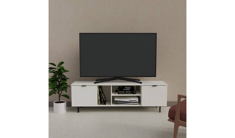 Argos Home Taite 2 Doors TV Unit - White