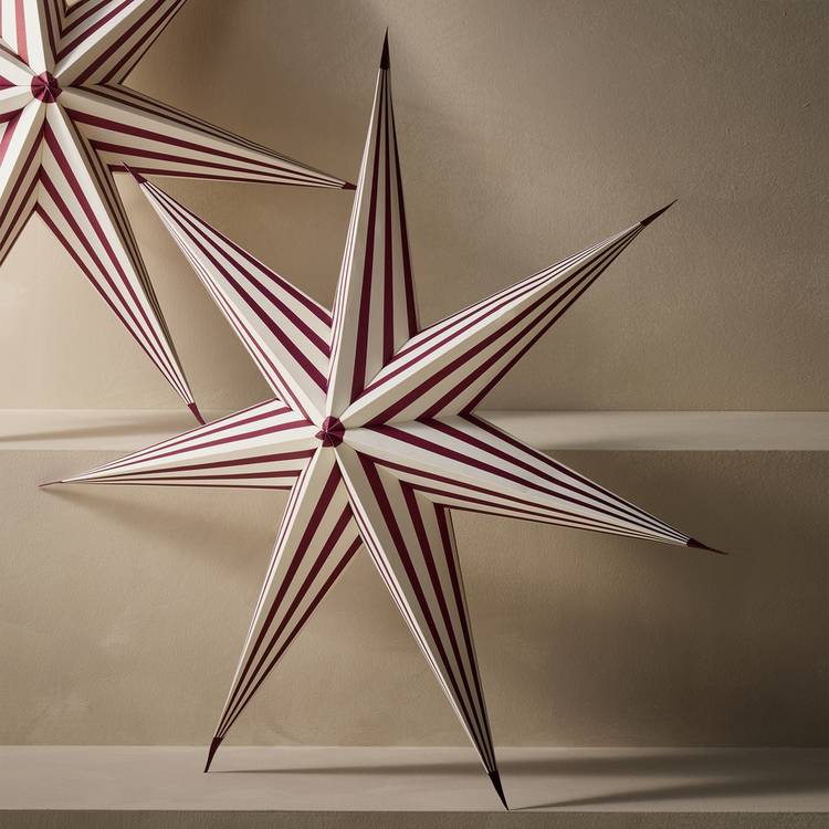 Habitat Handmade Large Paper Star Tree Decoration 0