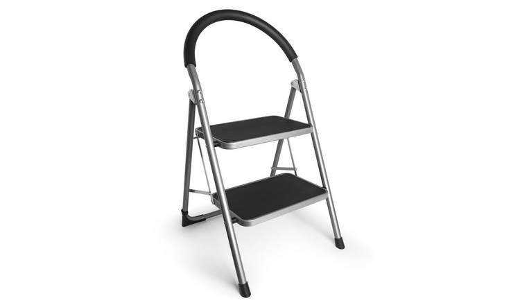 VonHaus 2 Tread Premium Foldable Step Ladder