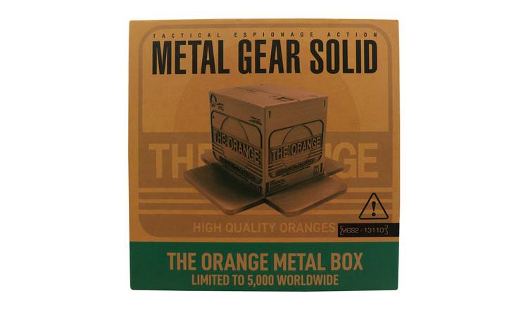 Fanattik Metal Gear Solid 2 - Cardboard Box Replica Limited Gold Edition