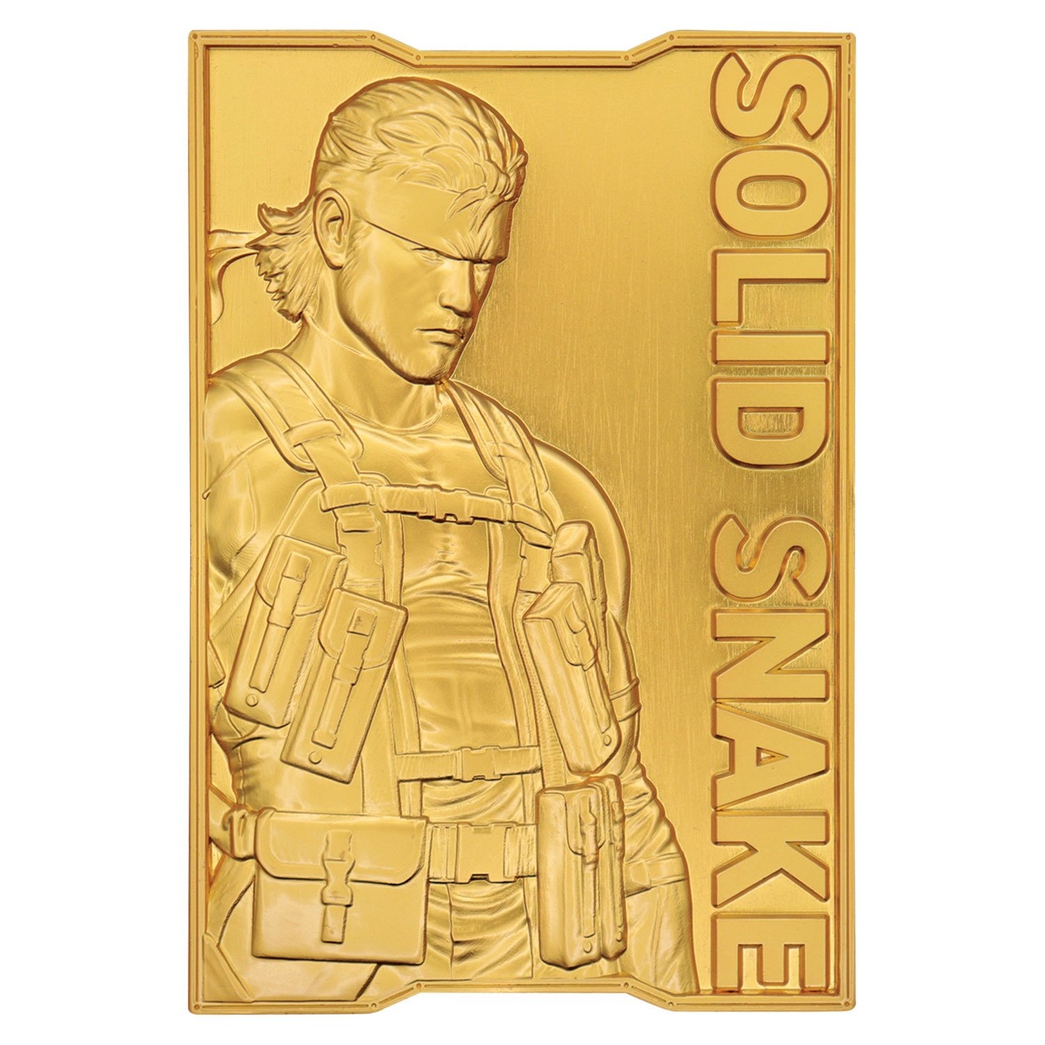 Buy Fanattik Metal Gear Solid 2 - 24k Gold Plated Snake Ingot