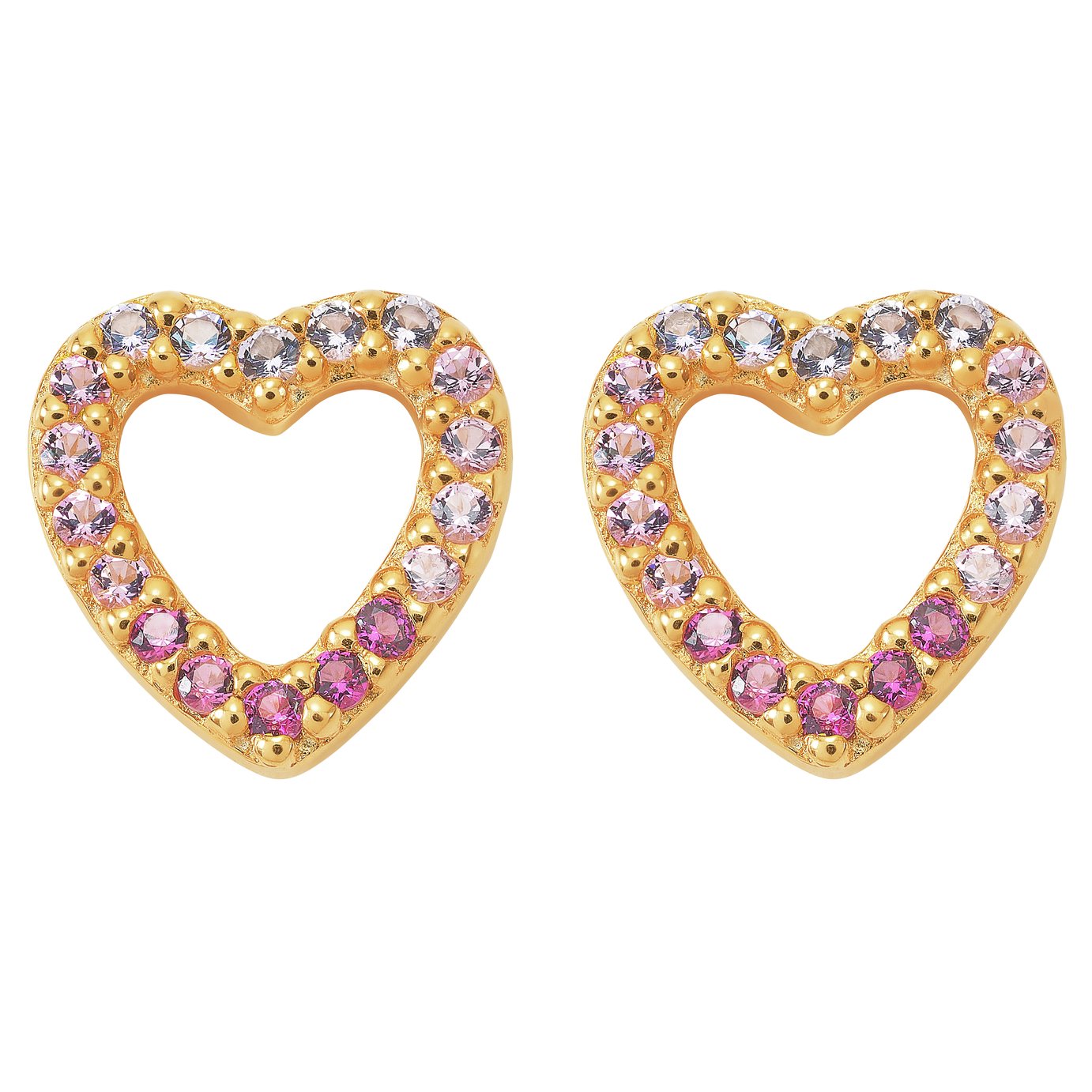 Revere 9ct Rose Gold Plated Cubic Zirconia Stud Earrings Review