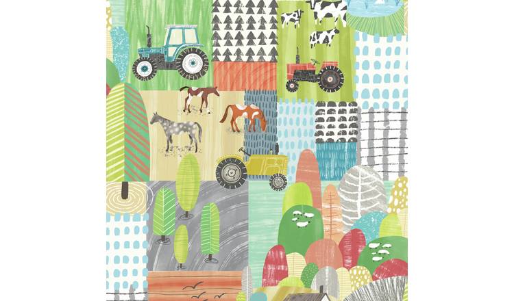 Ohpopsi Down On The Farm Sherbet Wallpaper