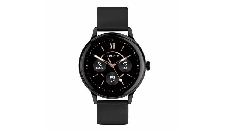 Sekonda Flex Plus Black Silicone Smart Watch