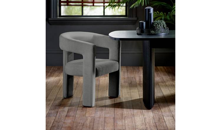 Julian Bowen Elara Fabric Dining Chair - Grey