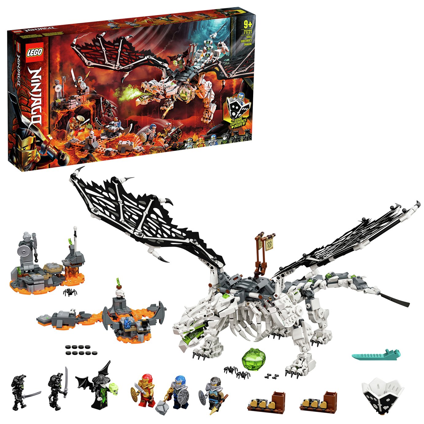 LEGO Ninjago Skull Sorcerer's Dragon Board Game Set Review