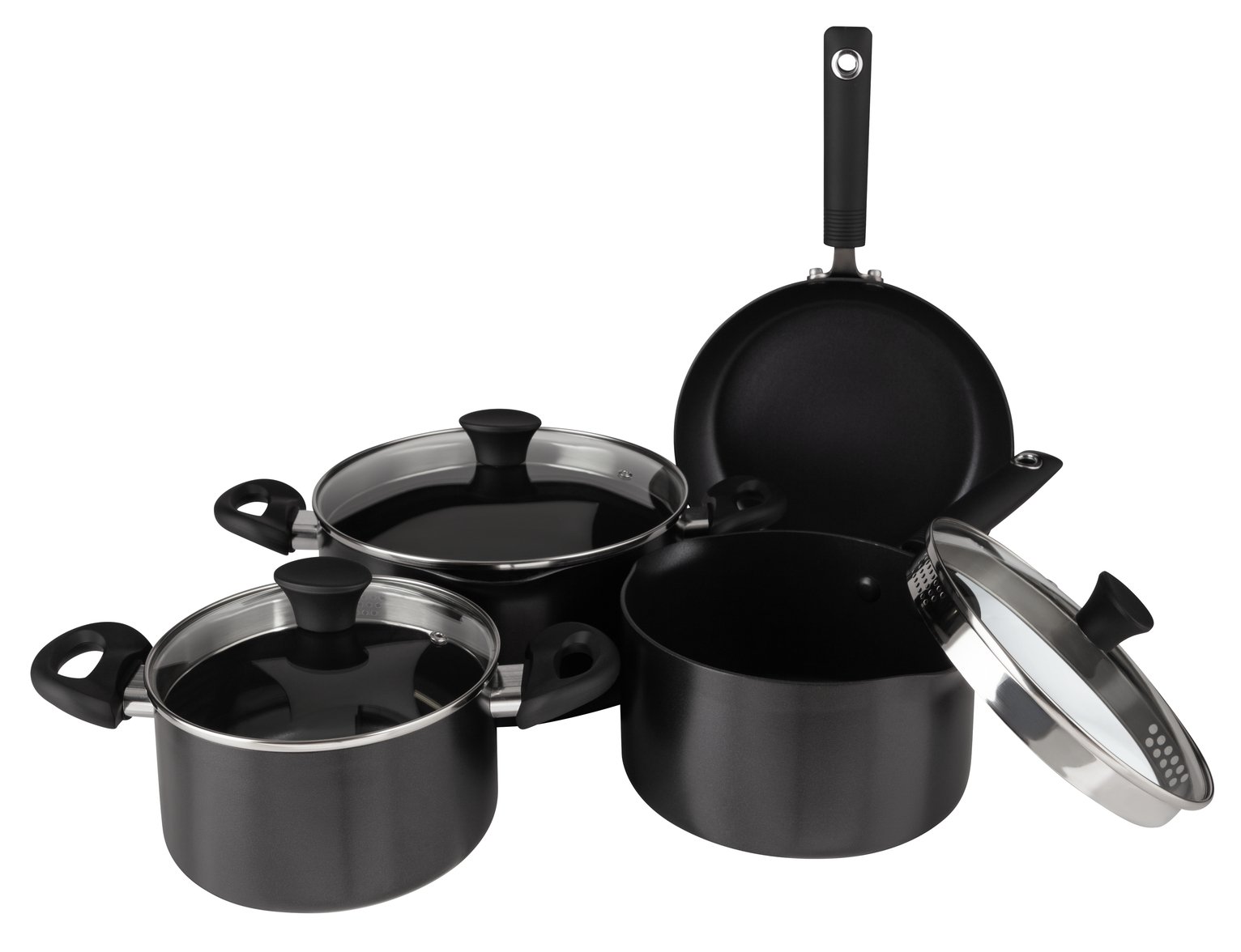 Argos Home 9 Piece Aluminium Pan Set Review