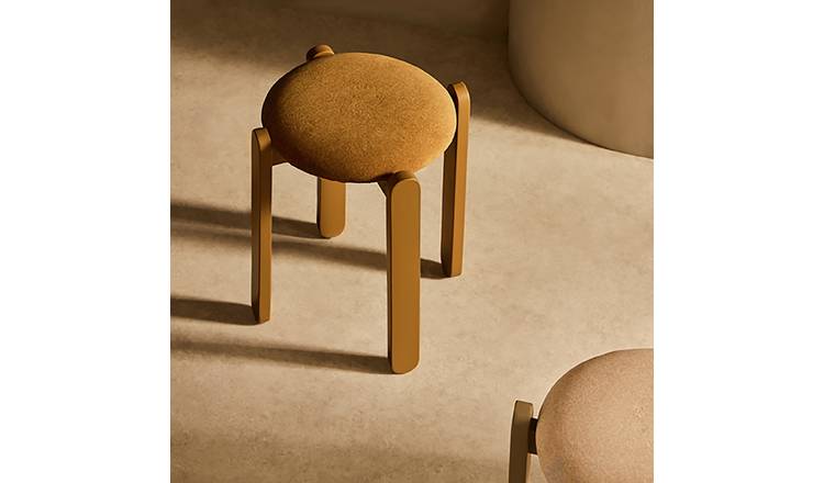 Habitat Sami Stacking Stool - Mustard