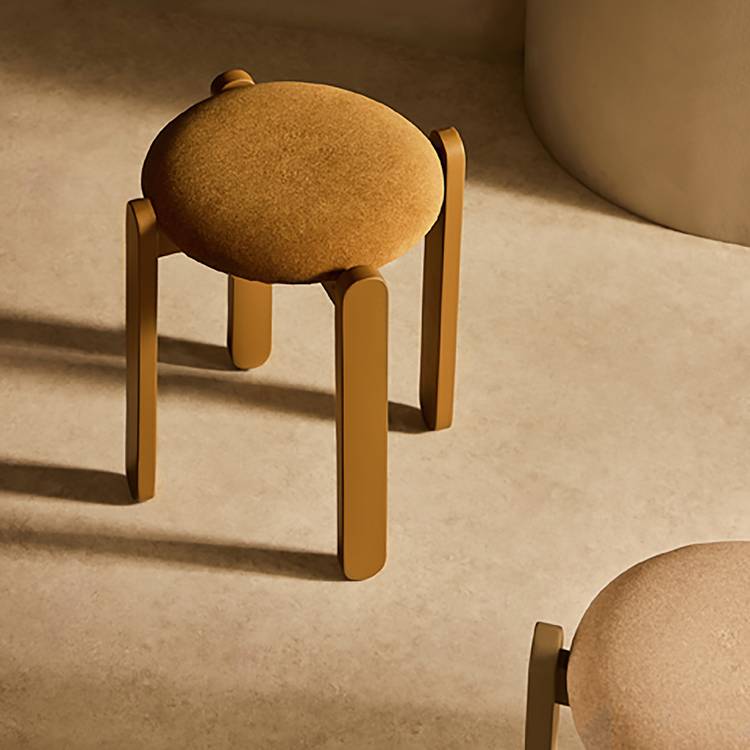 Habitat Sami Stacking Stool - Mustard 0