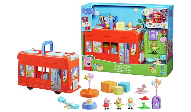 Peppa Pig 2 in 1 Party Bus